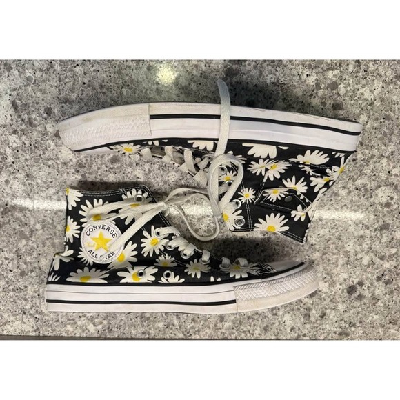 *Rare* Women's Converse Chuck Taylor Daisy High Top Sneakers w/Pockets-Size 9.5 - Picture 3 of 10